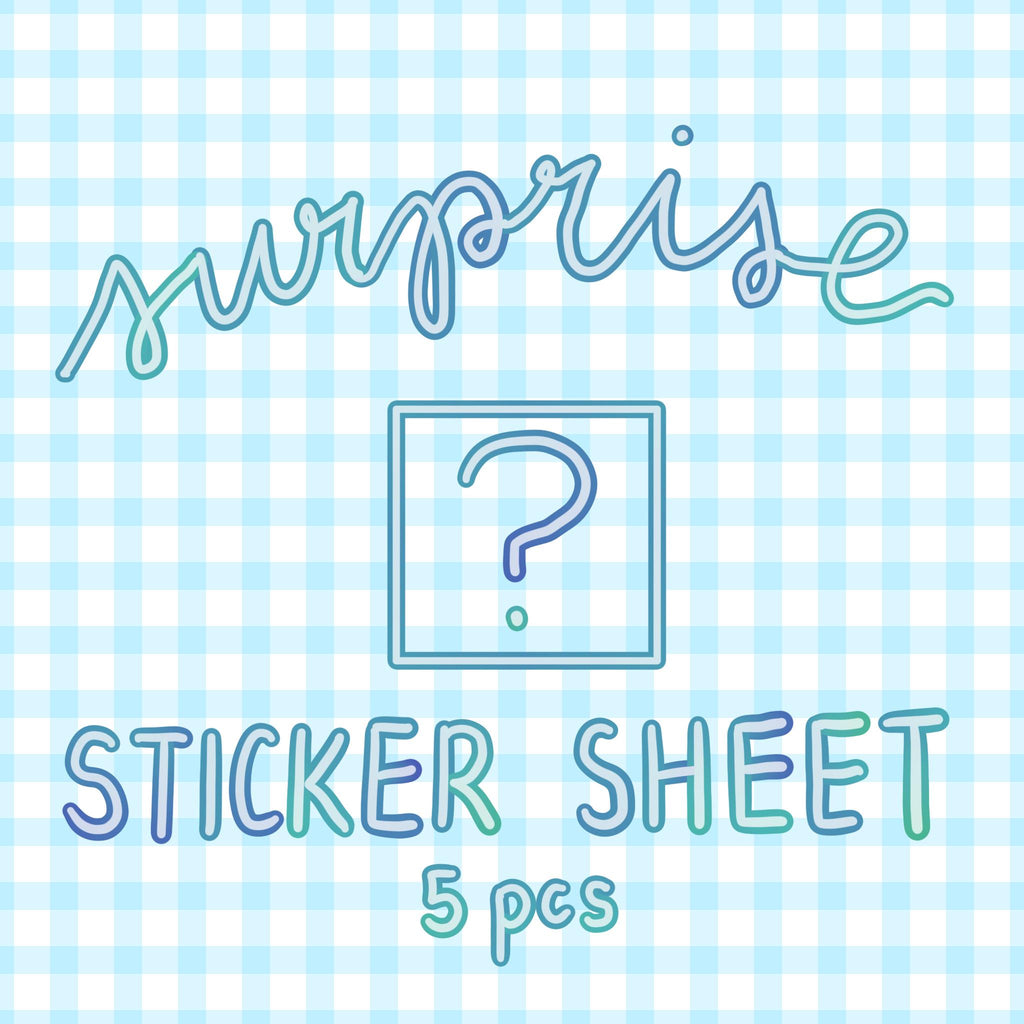 Surprise Sticker Sheets | 10 or 5 pcs