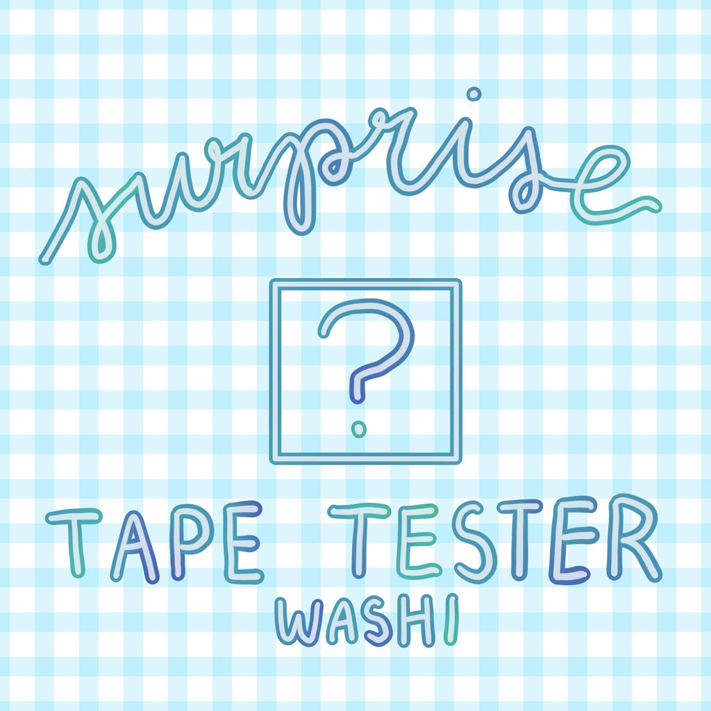 Surprise Tape Tester | Washi | Journaling Essentials, Stationery Supply