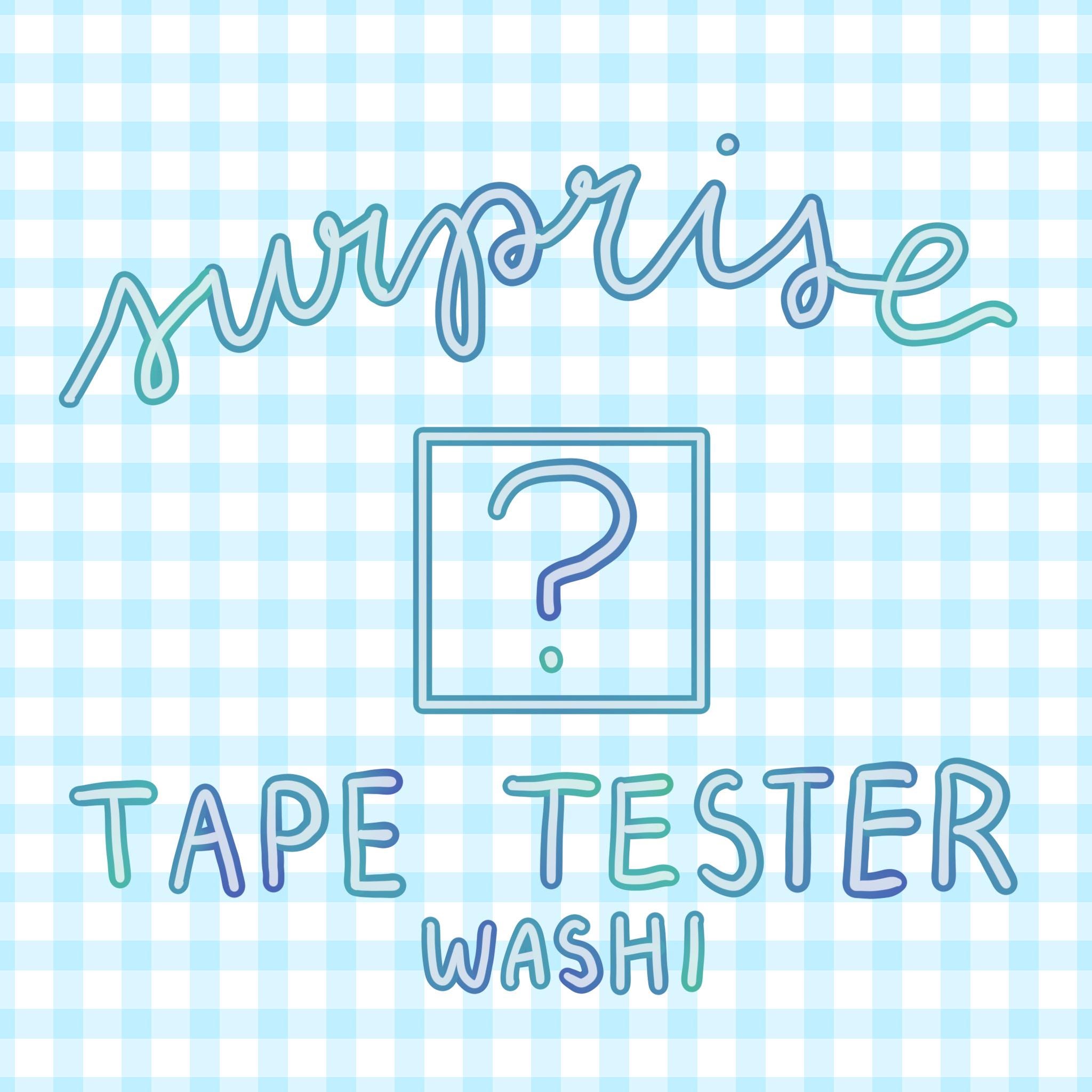 Surprise Tape Tester | Washi | Journaling Essentials, Stationery Supply