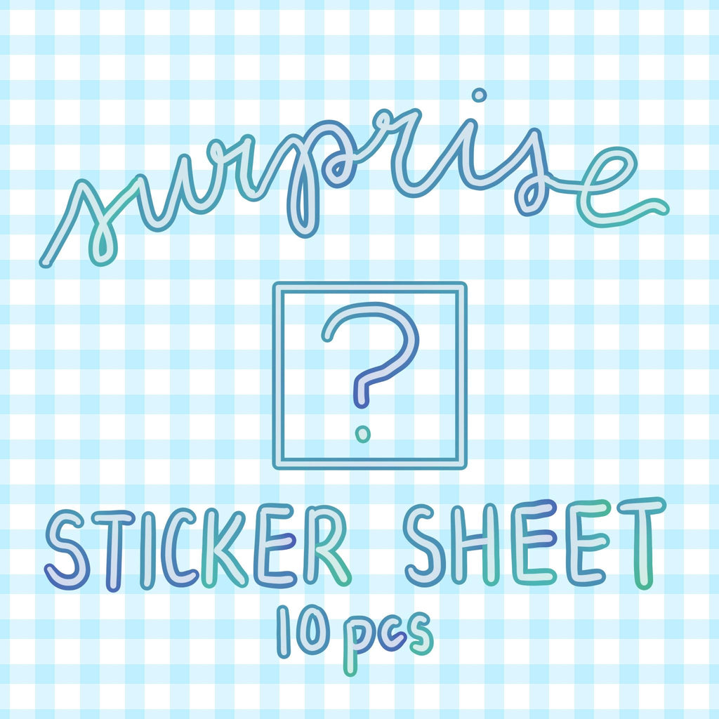 Surprise Sticker Sheets | 10 or 5 pcs