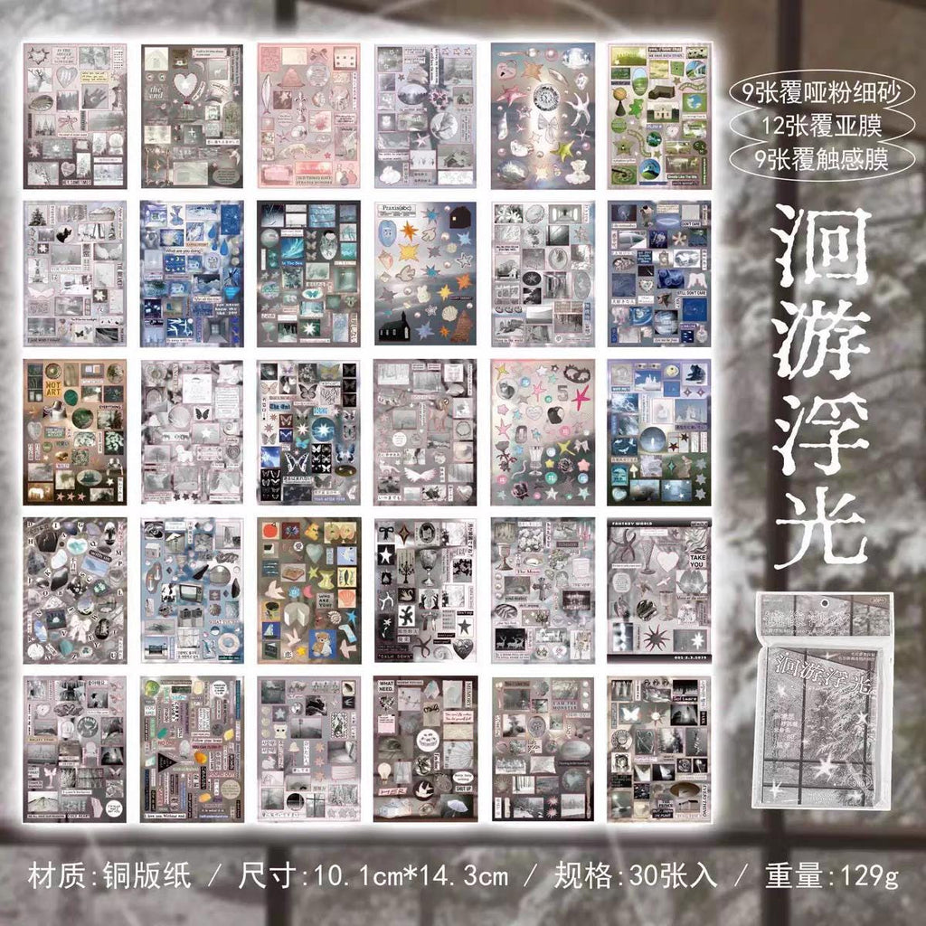 30 Pgs/990 Stickers Dreamcore-Style Sticker Book