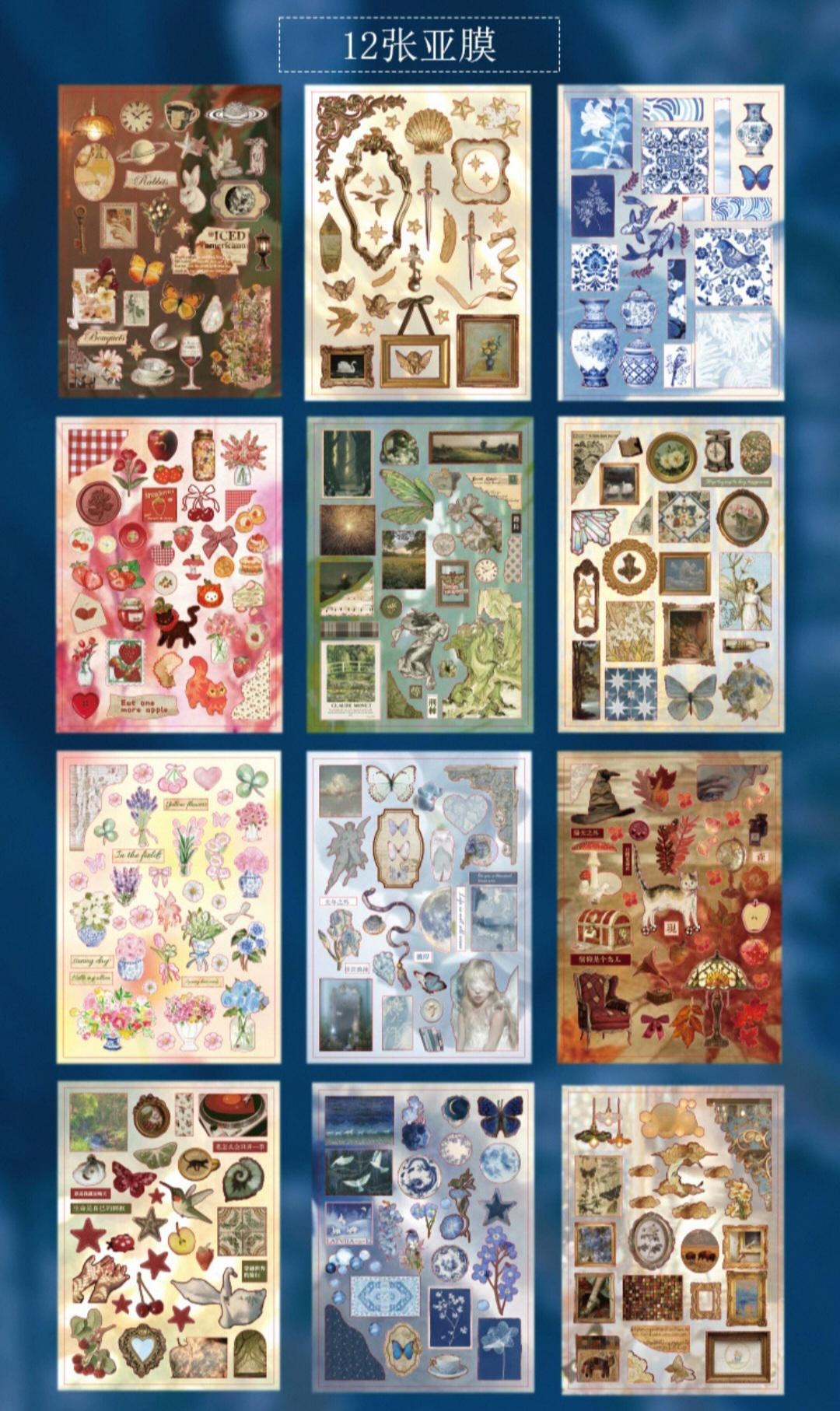30 Pgs/990 Stickers Dreamcore-Style Sticker Book