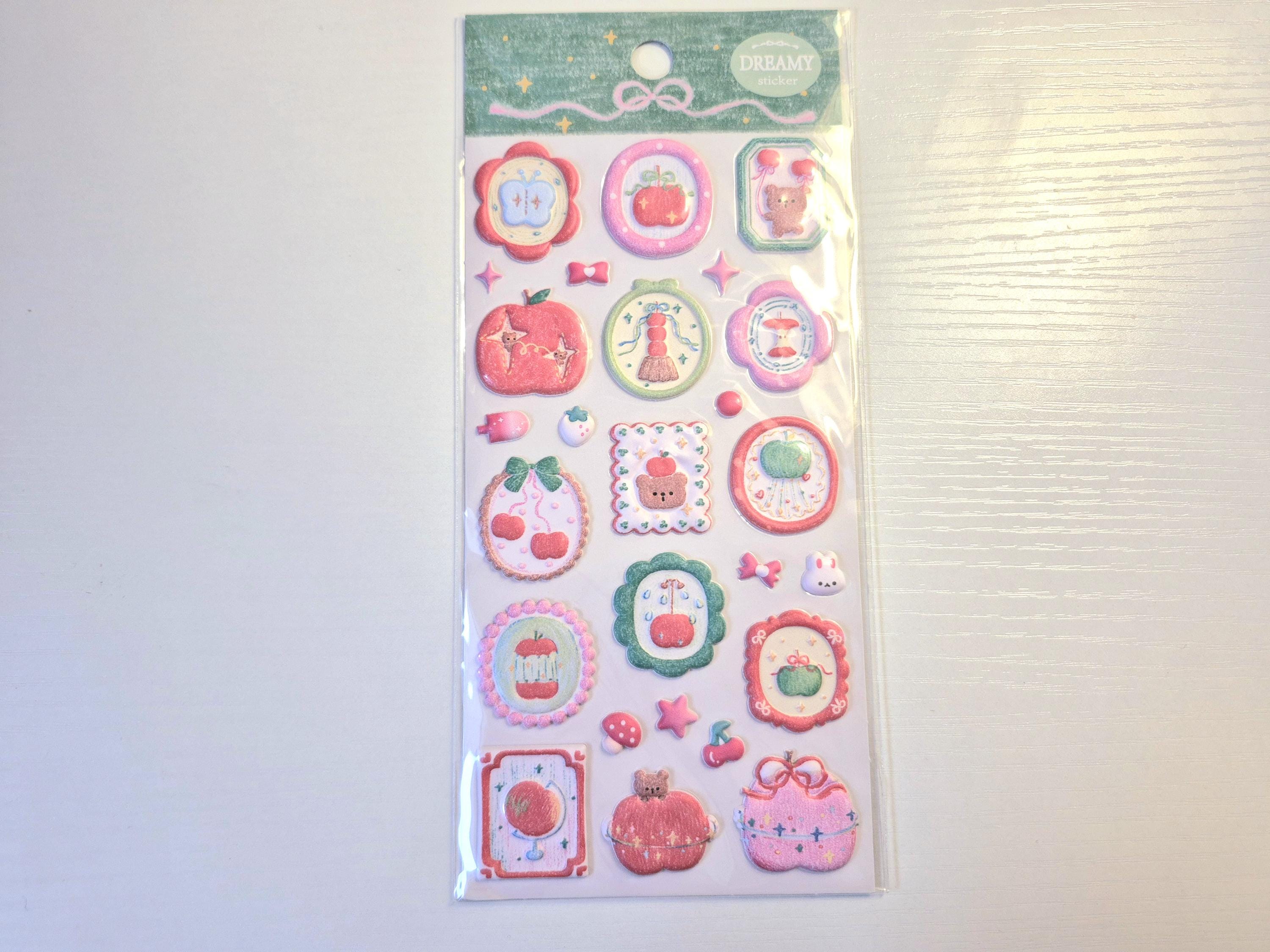 3D Stamp Sticker Sheets | Foam Wax-Like