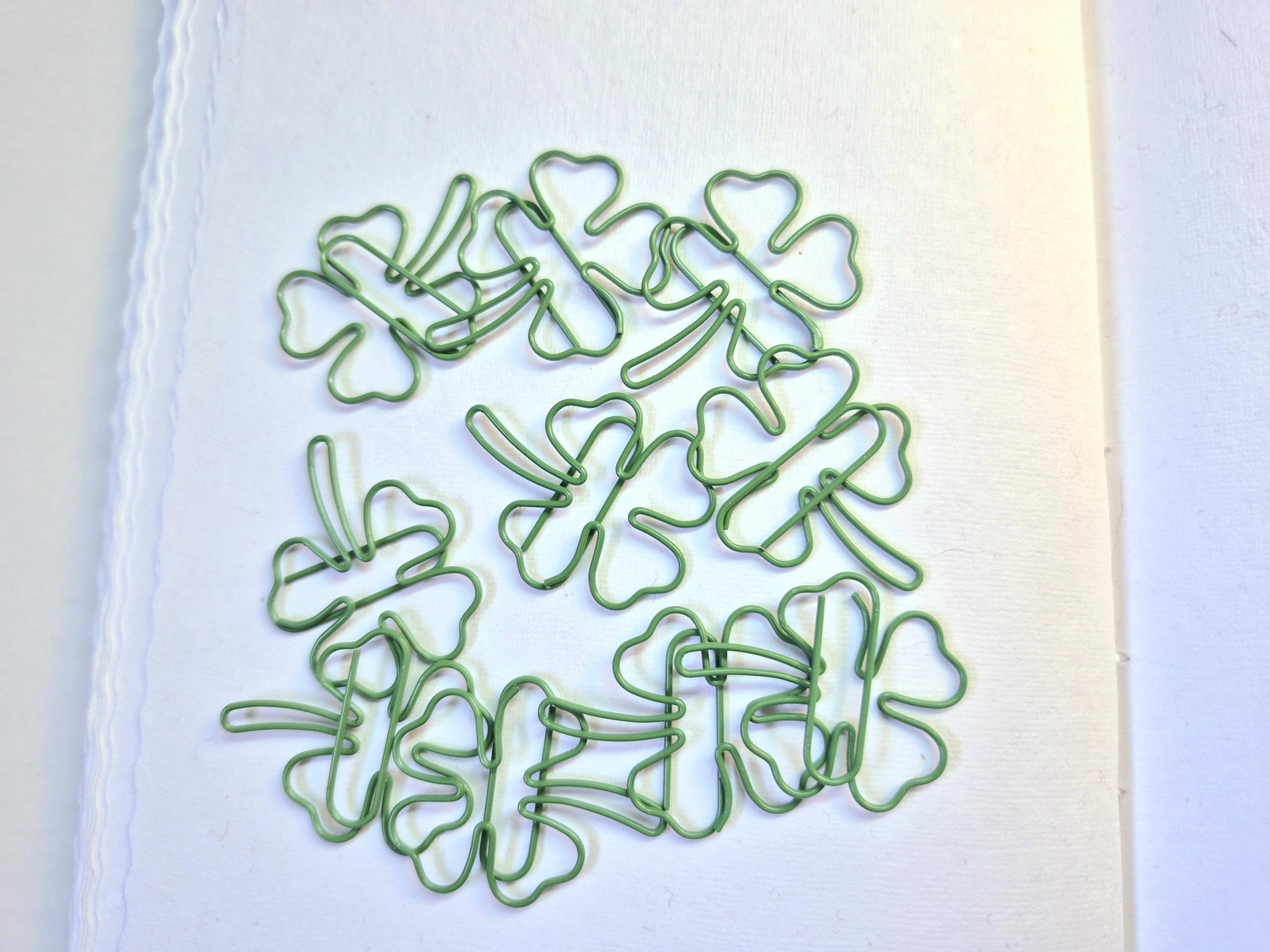 Lucky Clover Paper Clips