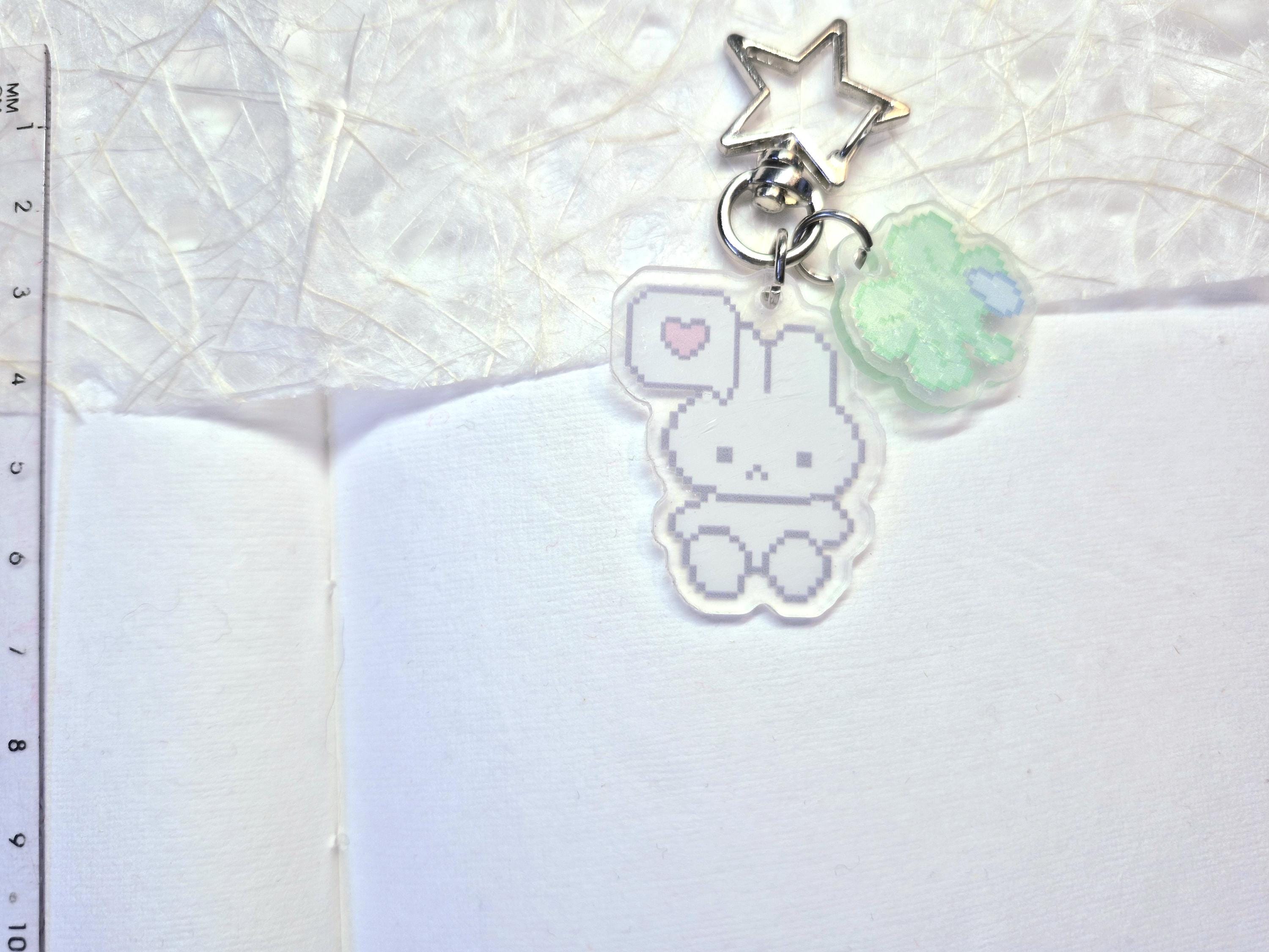 Kawaii Acrylic Charms, Miffy Keychain