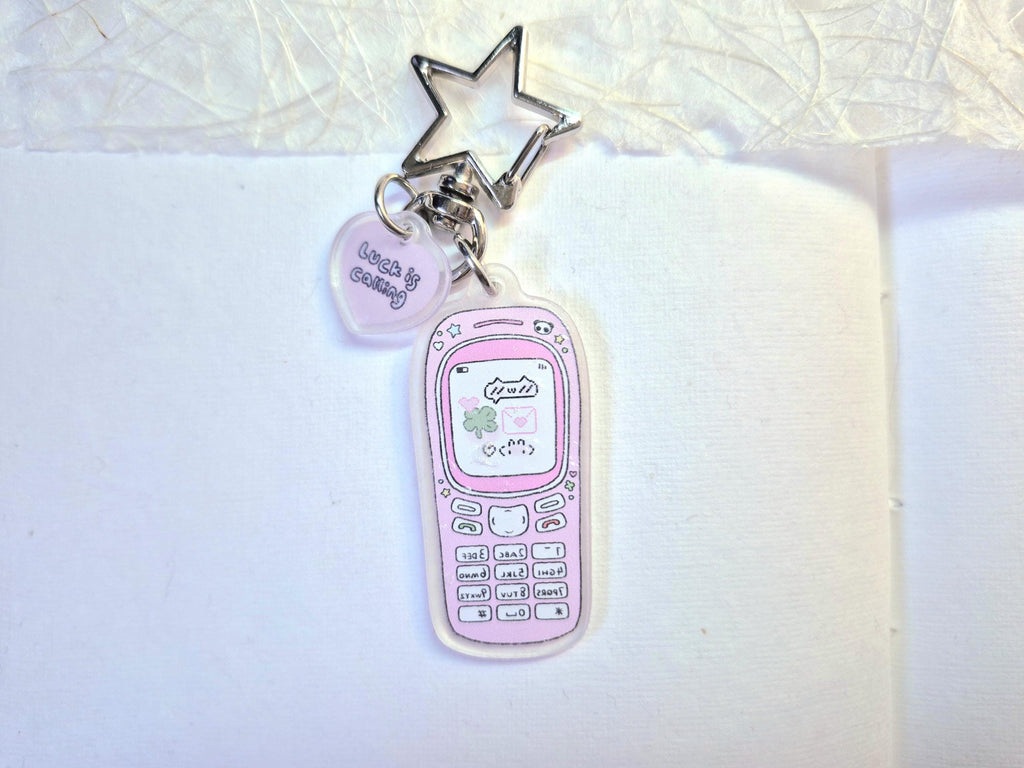 Kawaii Acrylic Charms, Phone Keychain