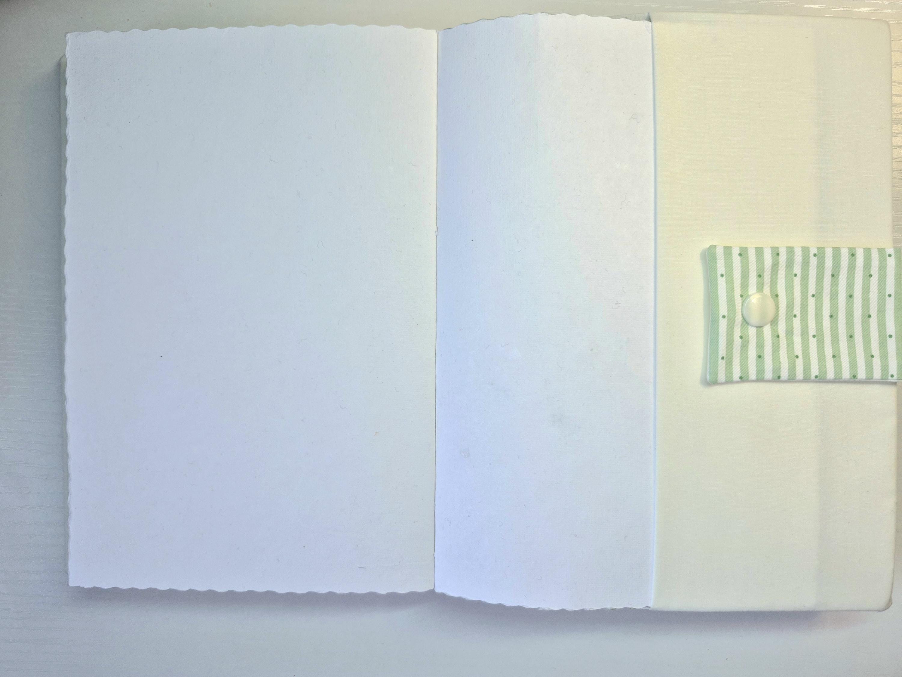 A5 Handmade Journal Cover, Notebook Sleeve