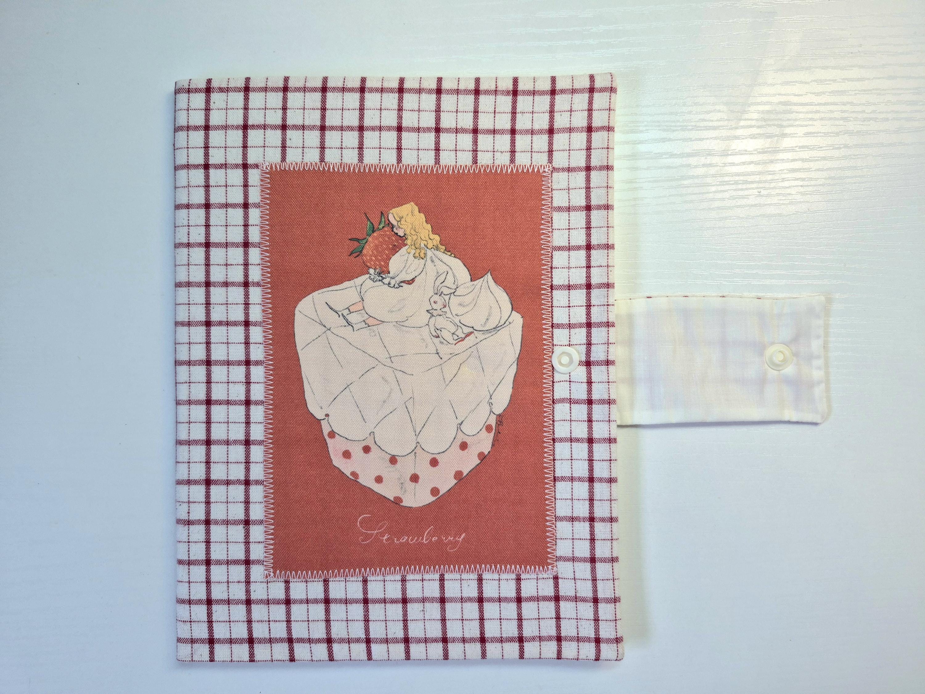 A5 Handmade Journal Cover, Notebook Sleeve