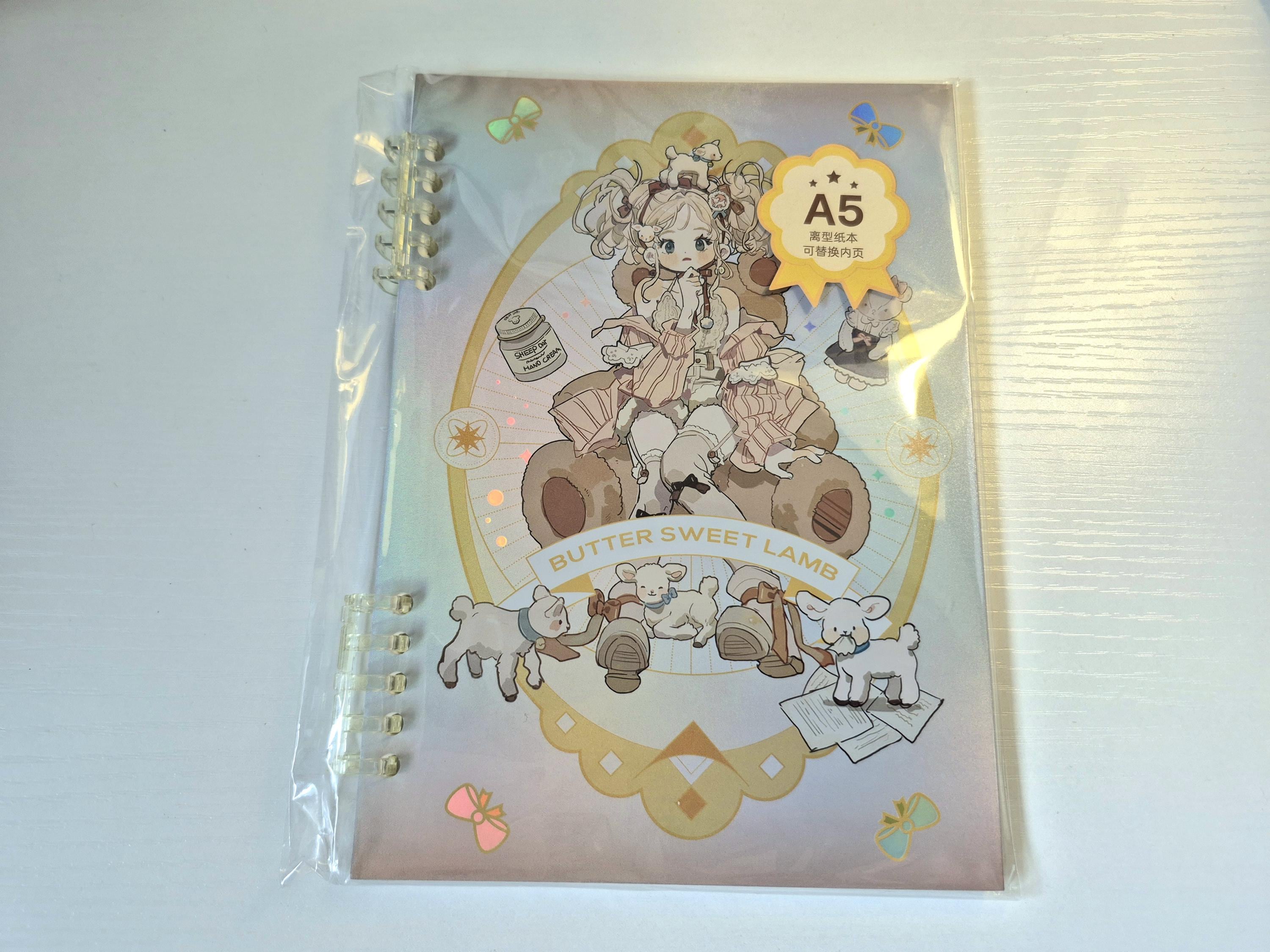 A5 Release Paper Sticker Book, 40 pages, Yellow