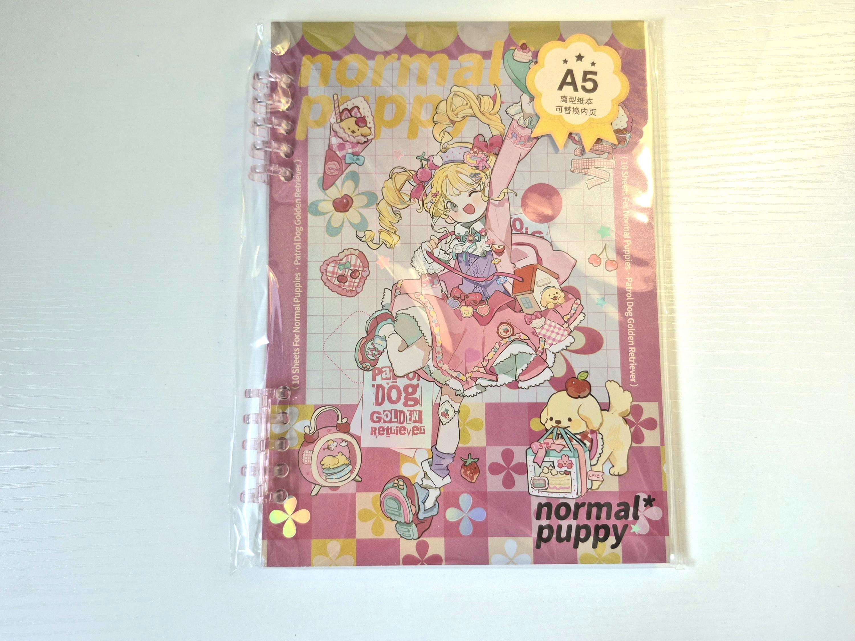 A5 Release Paper Sticker Book, 40 pages, Pink