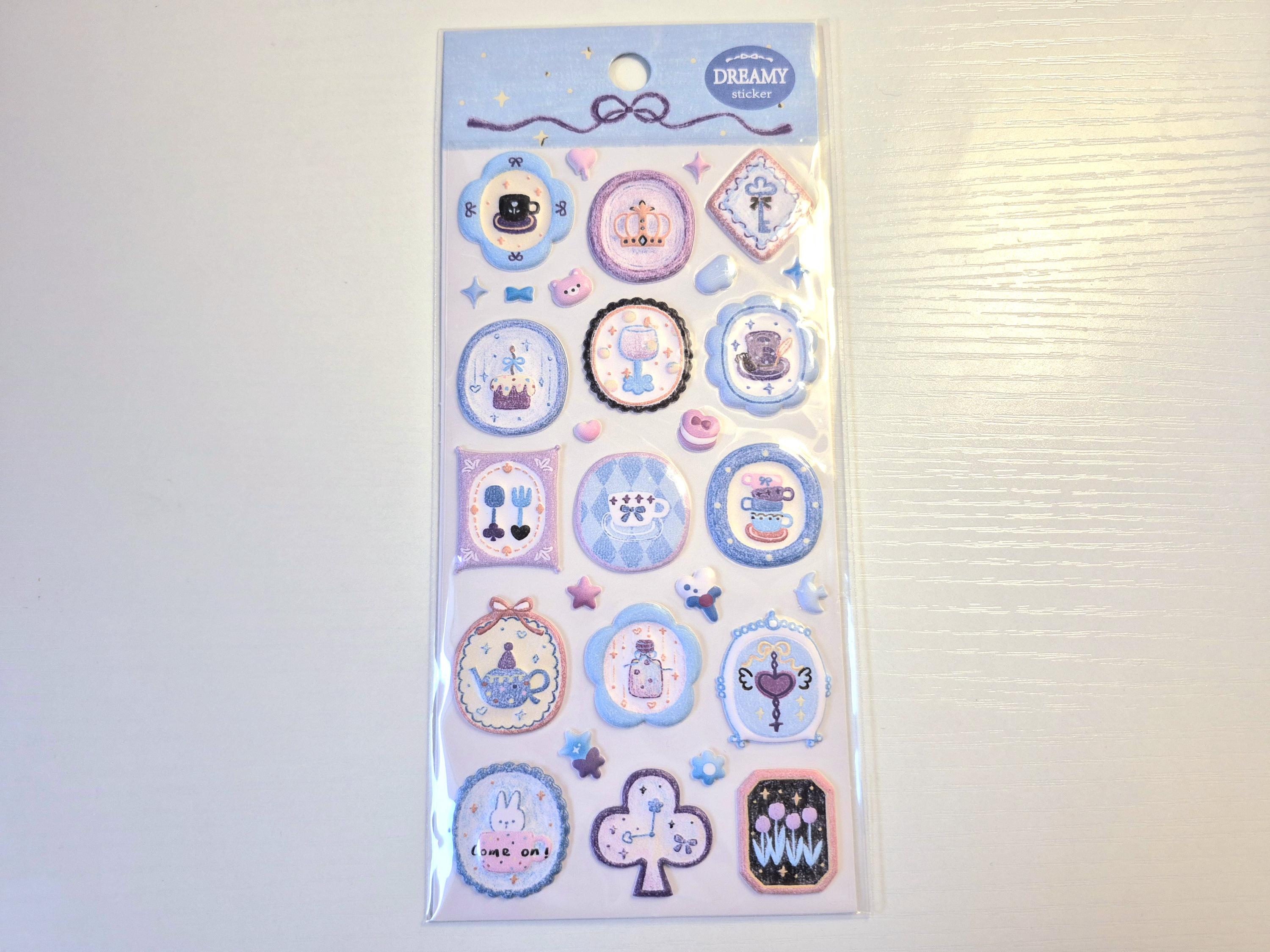 3D Stamp Sticker Sheets | Foam Wax-Like