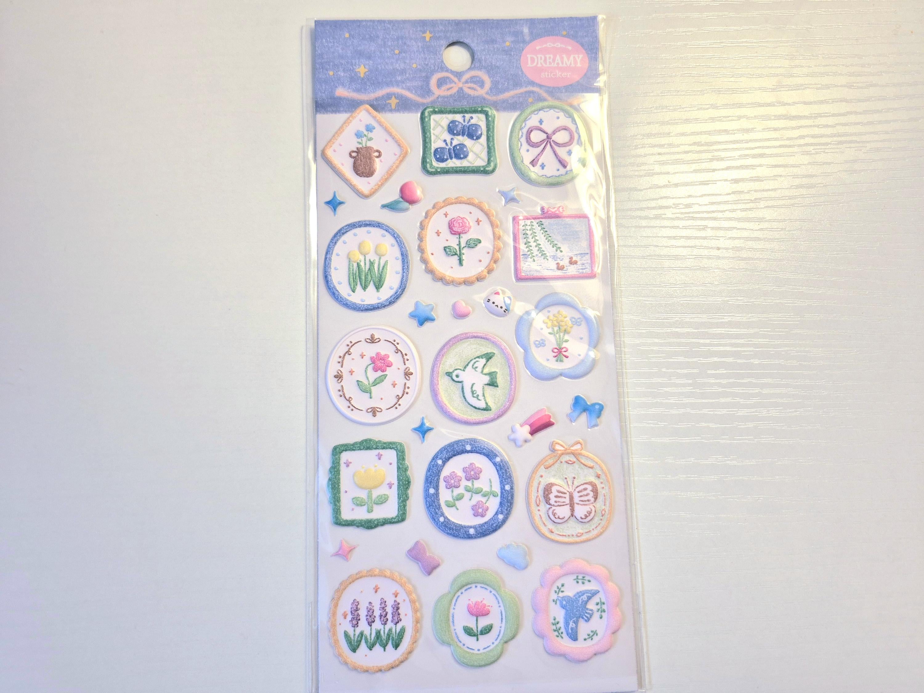 3D Stamp Sticker Sheets | Foam Wax-Like
