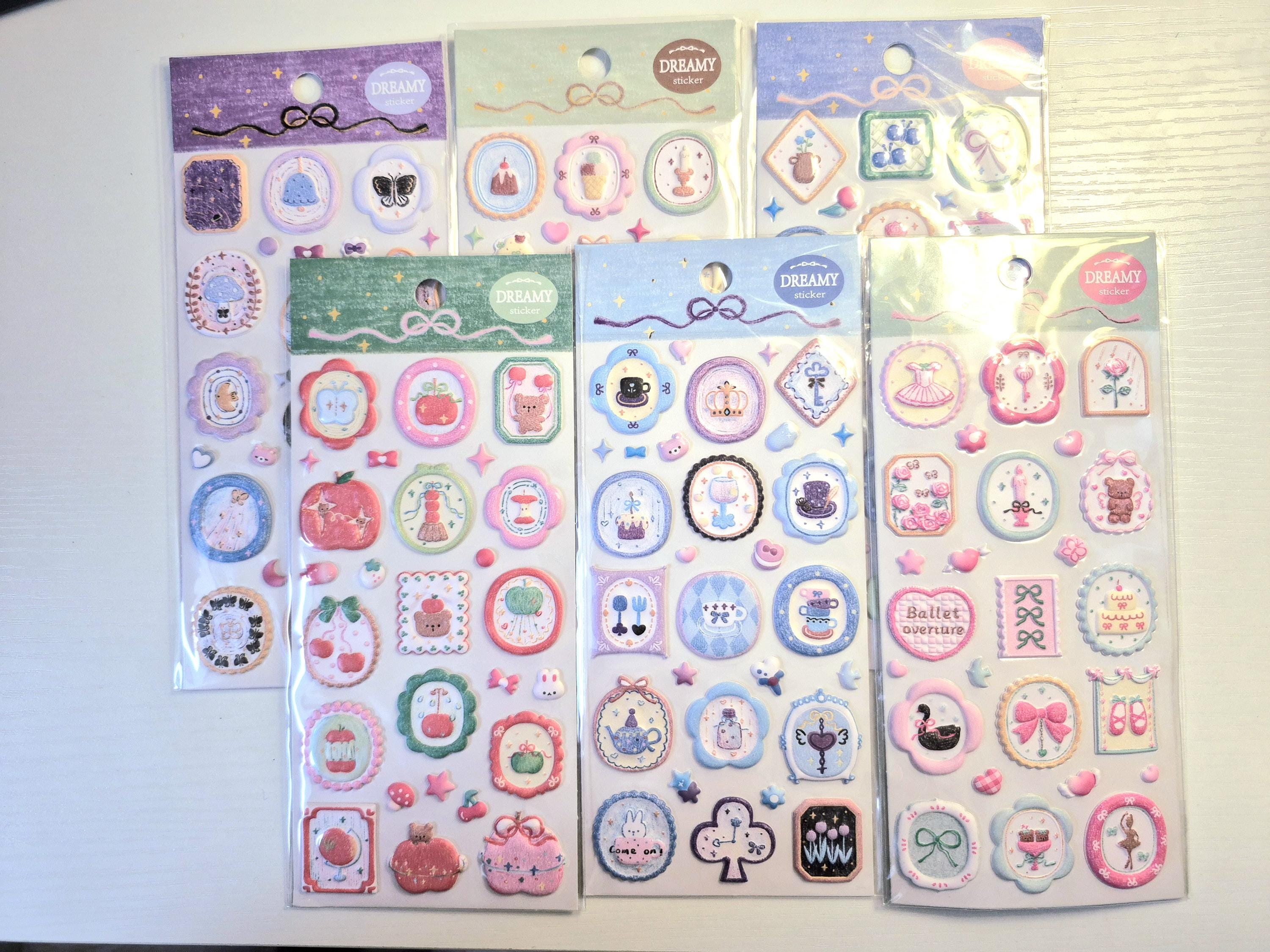 3D Stamp Sticker Sheets | Foam Wax-Like