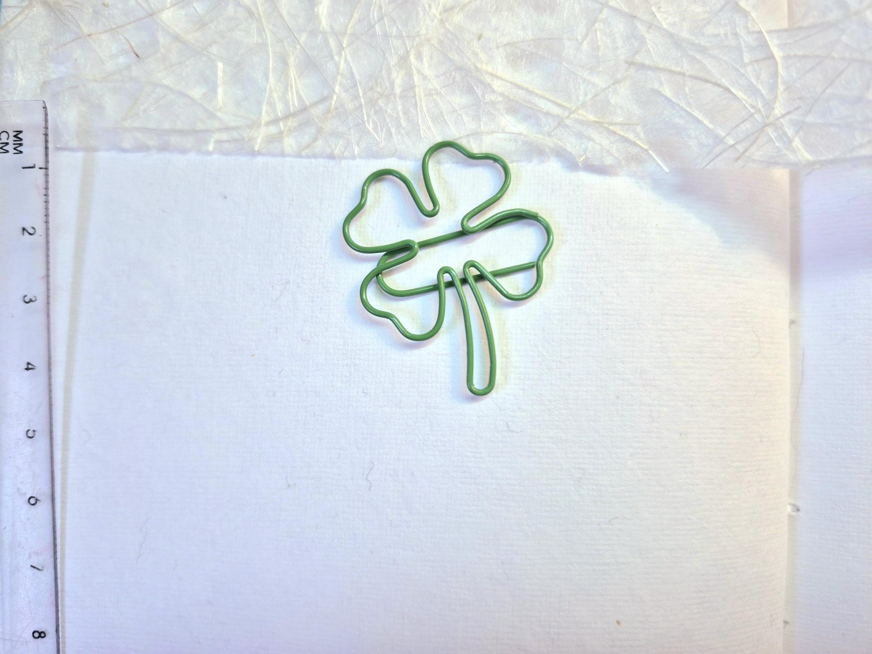 Lucky Clover Paper Clips