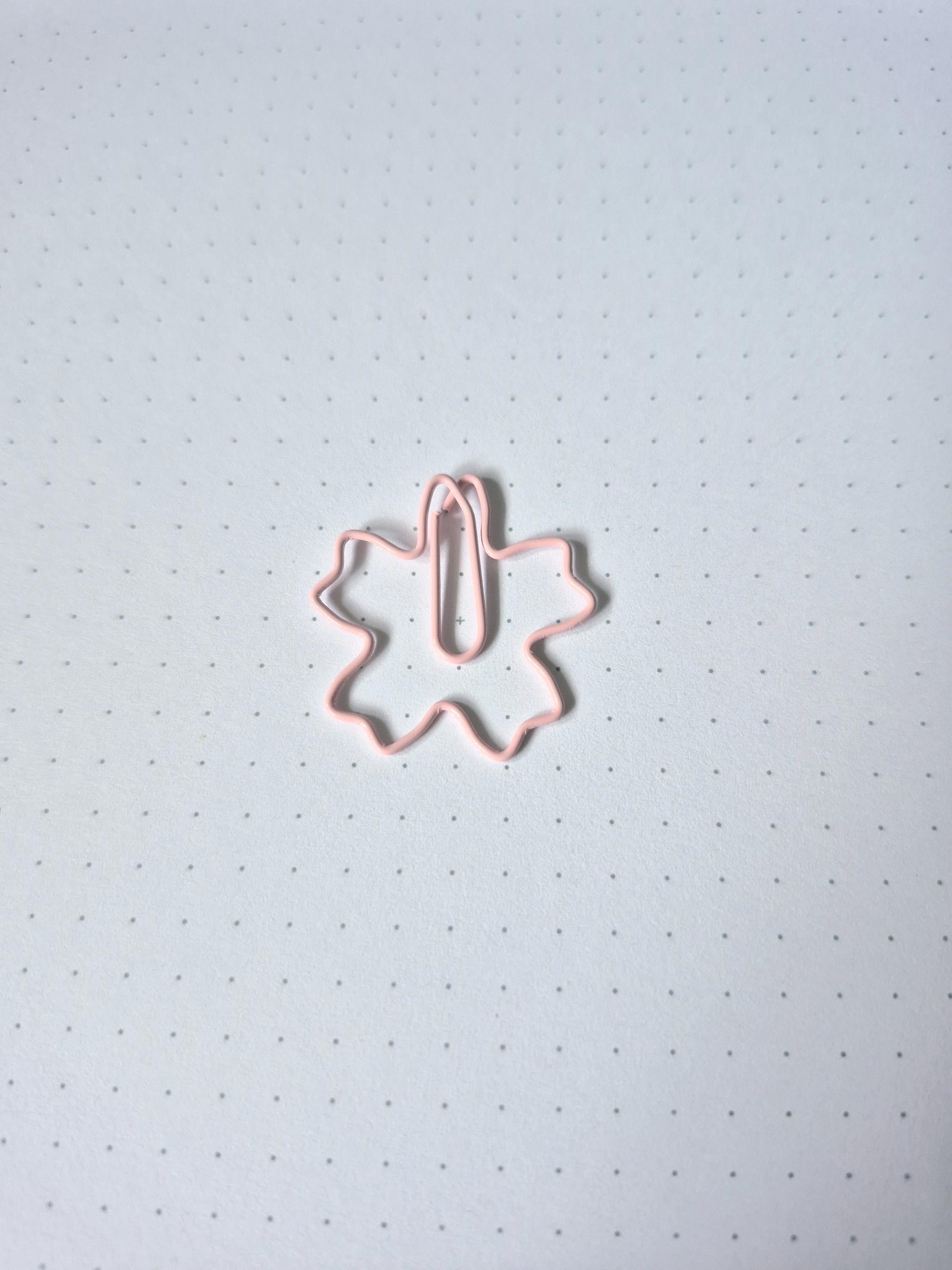 Sakura Cherry Blossoms Paper Clips