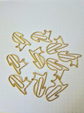 Gold Cat Paper Clips | Gift for Cat Lovers