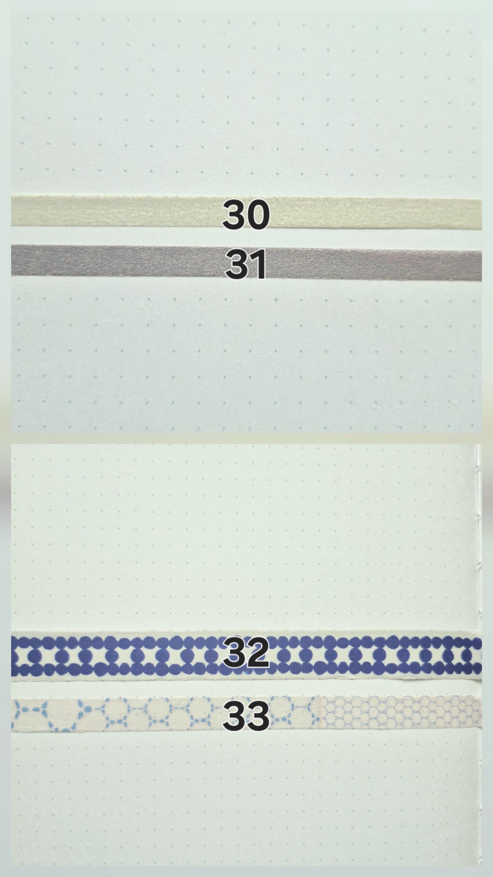 Japanese Washi Tape Samples 10