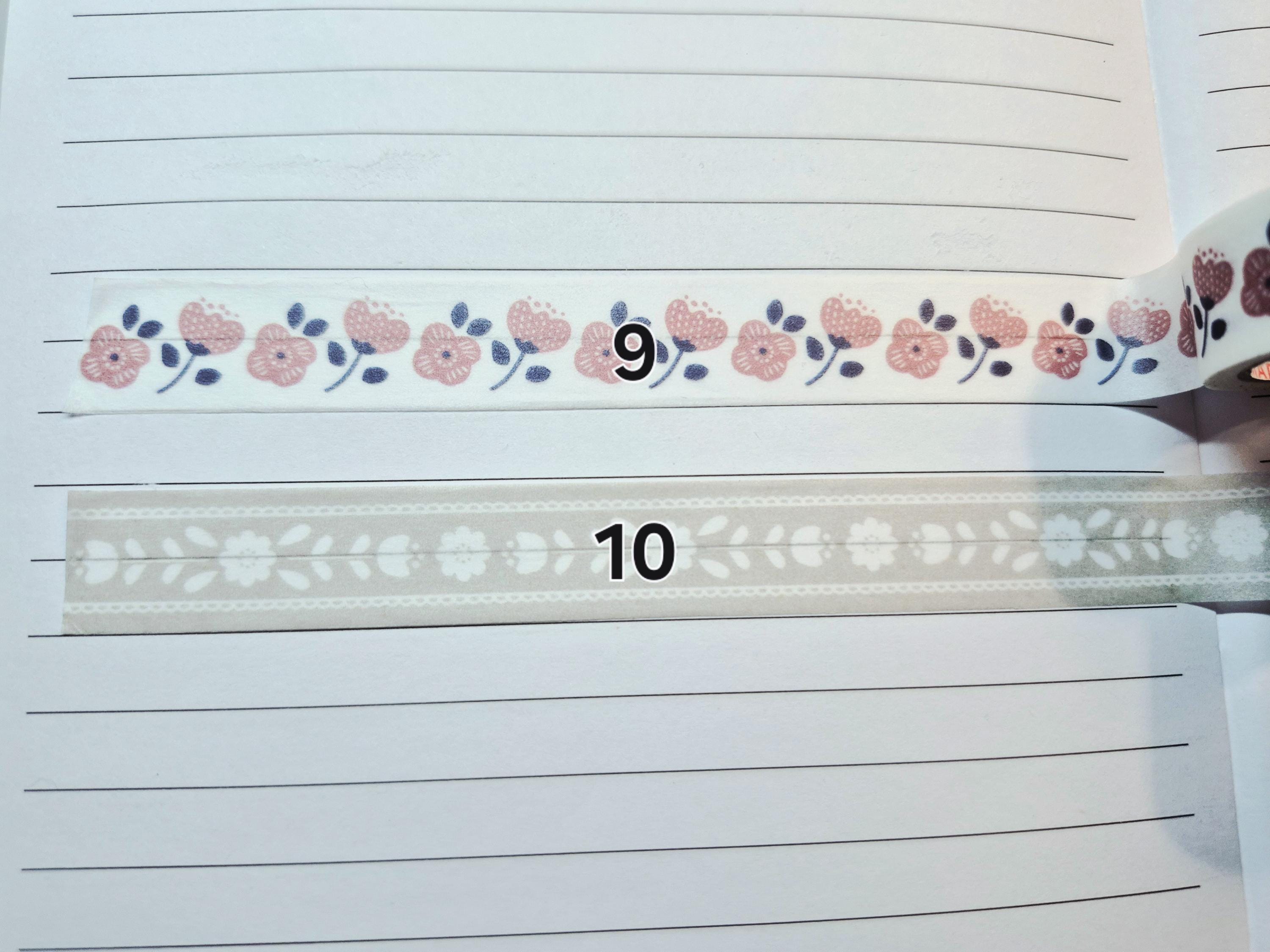 Japanese Washi Tape Samples 3