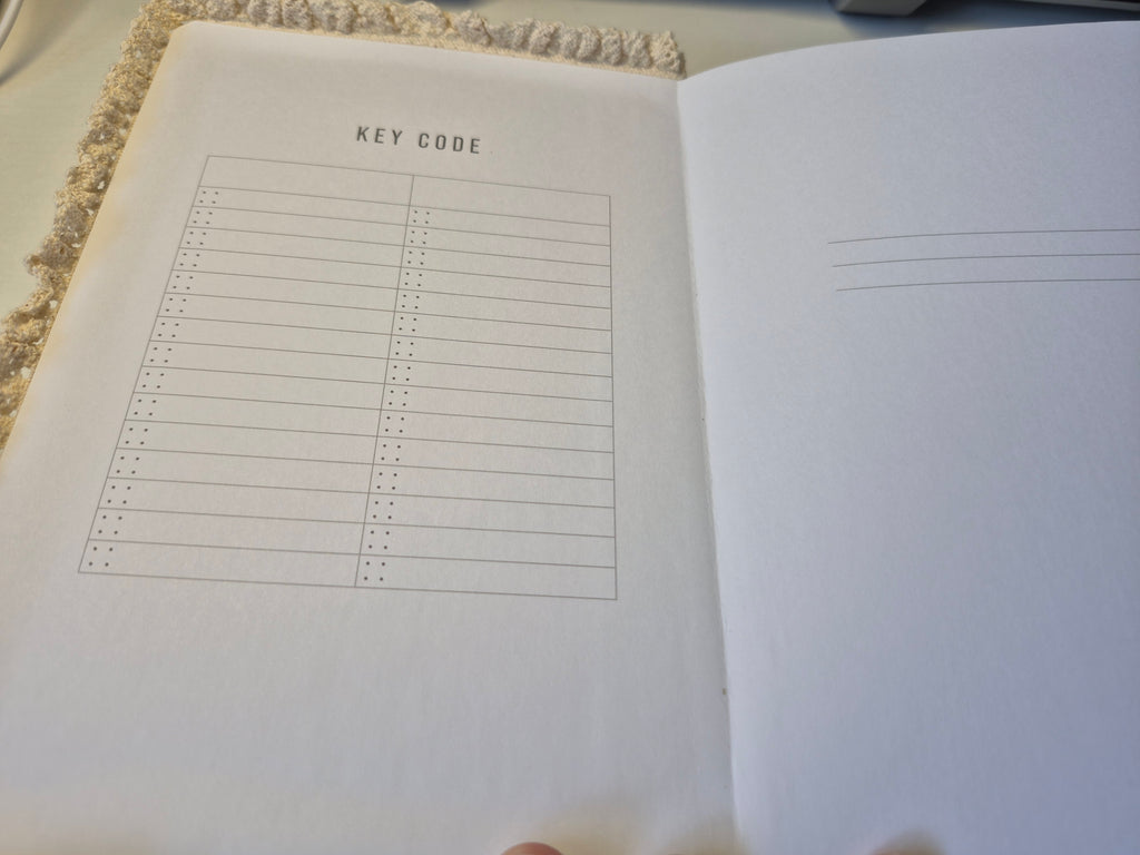 B Grade Notebook | A5 Dot Beige