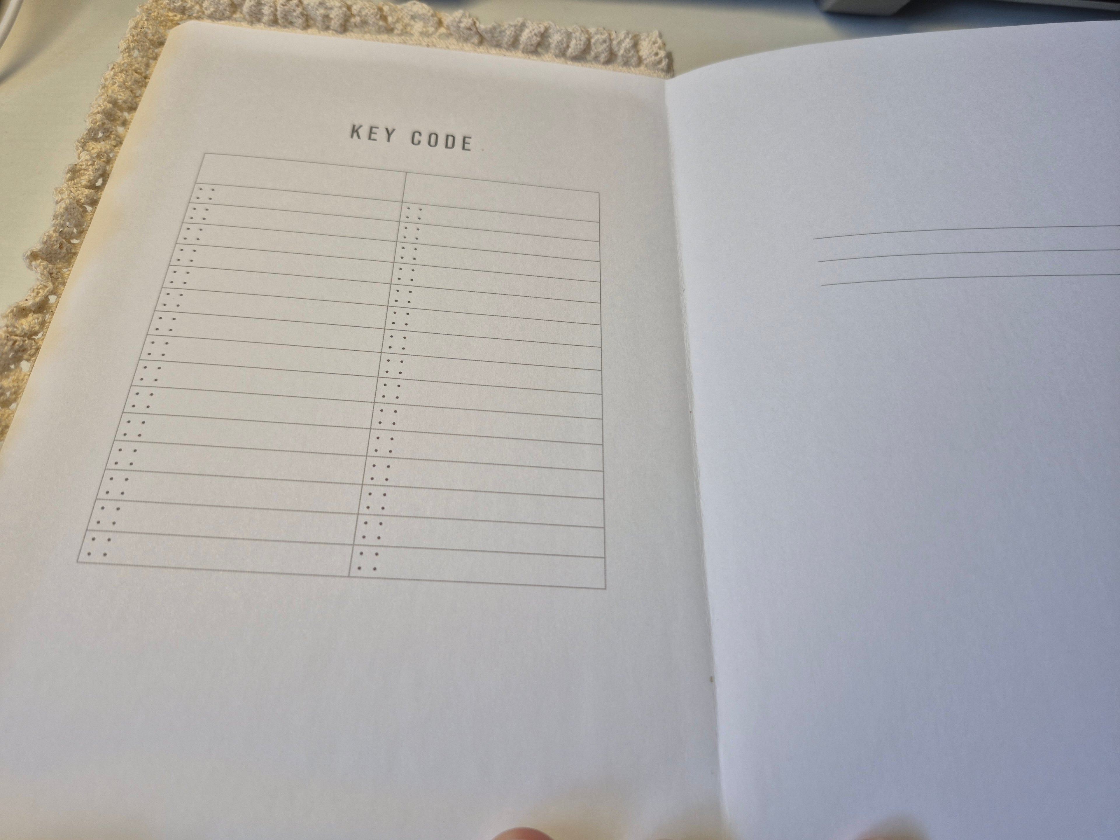 B Grade Notebook | A5 Dot Beige