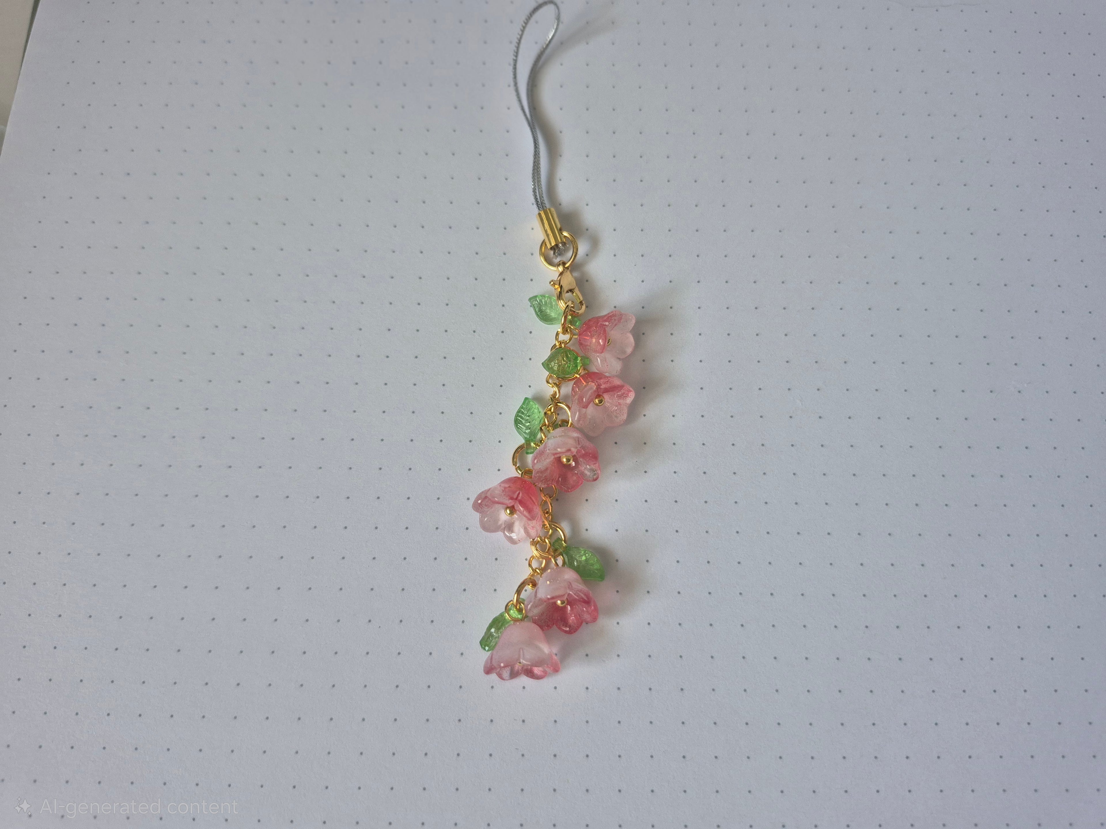 Kawaii Keychain Charms, Flowers