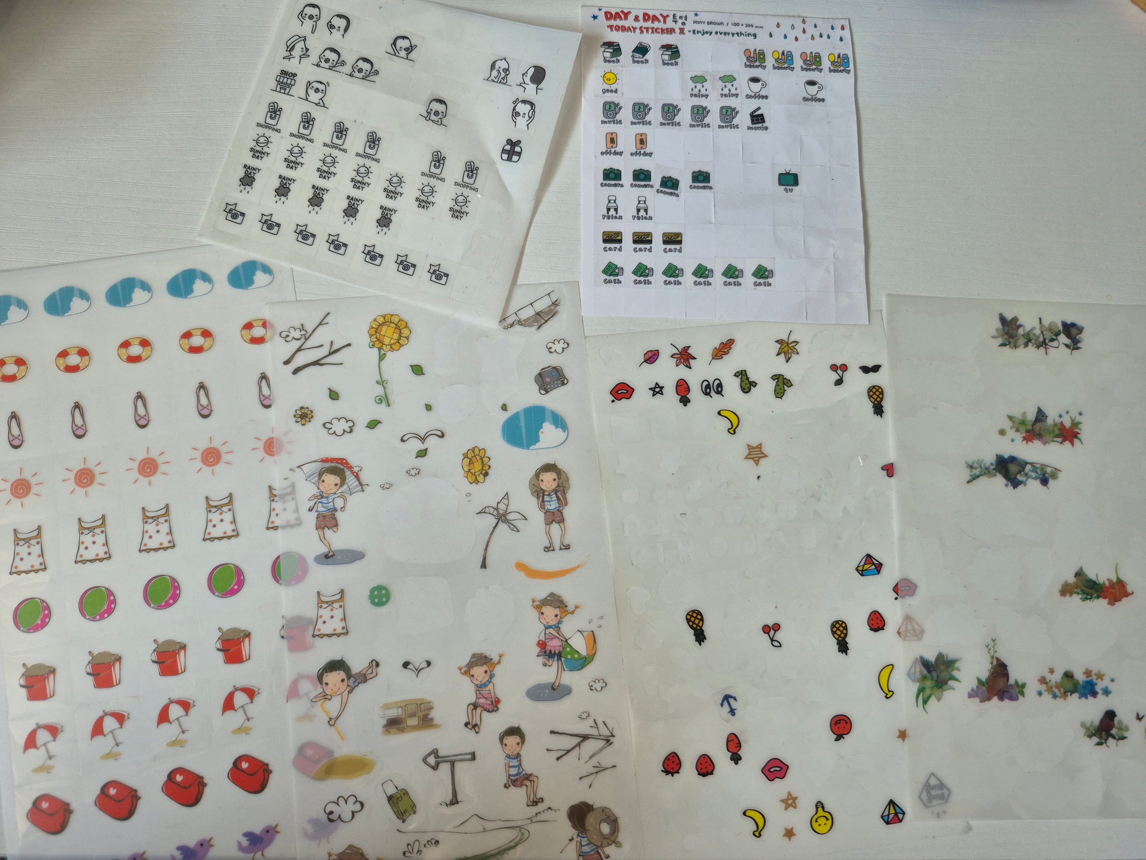 DEAL | Used Sticker Sheets 2
