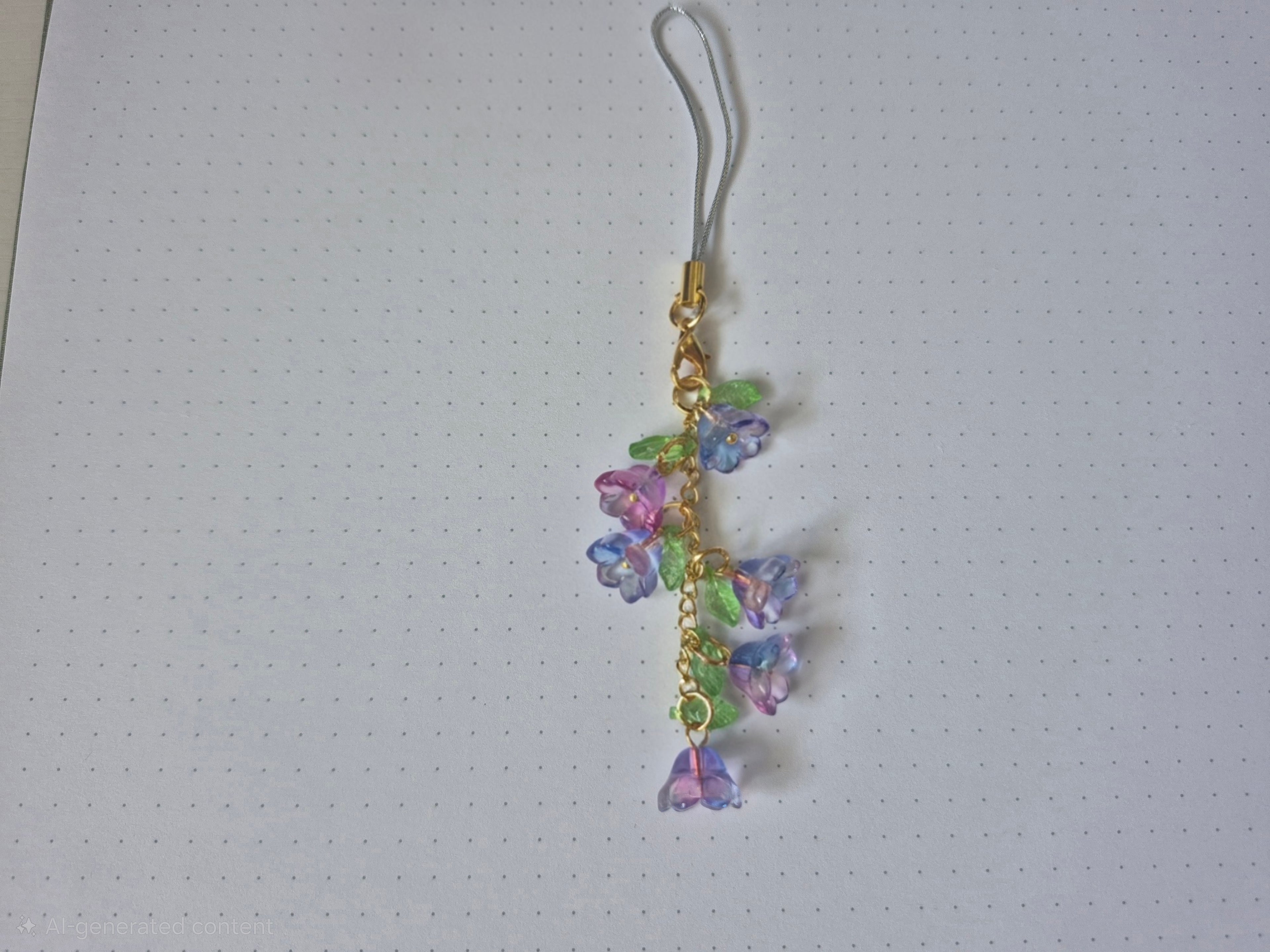Kawaii Keychain Charms, Flowers