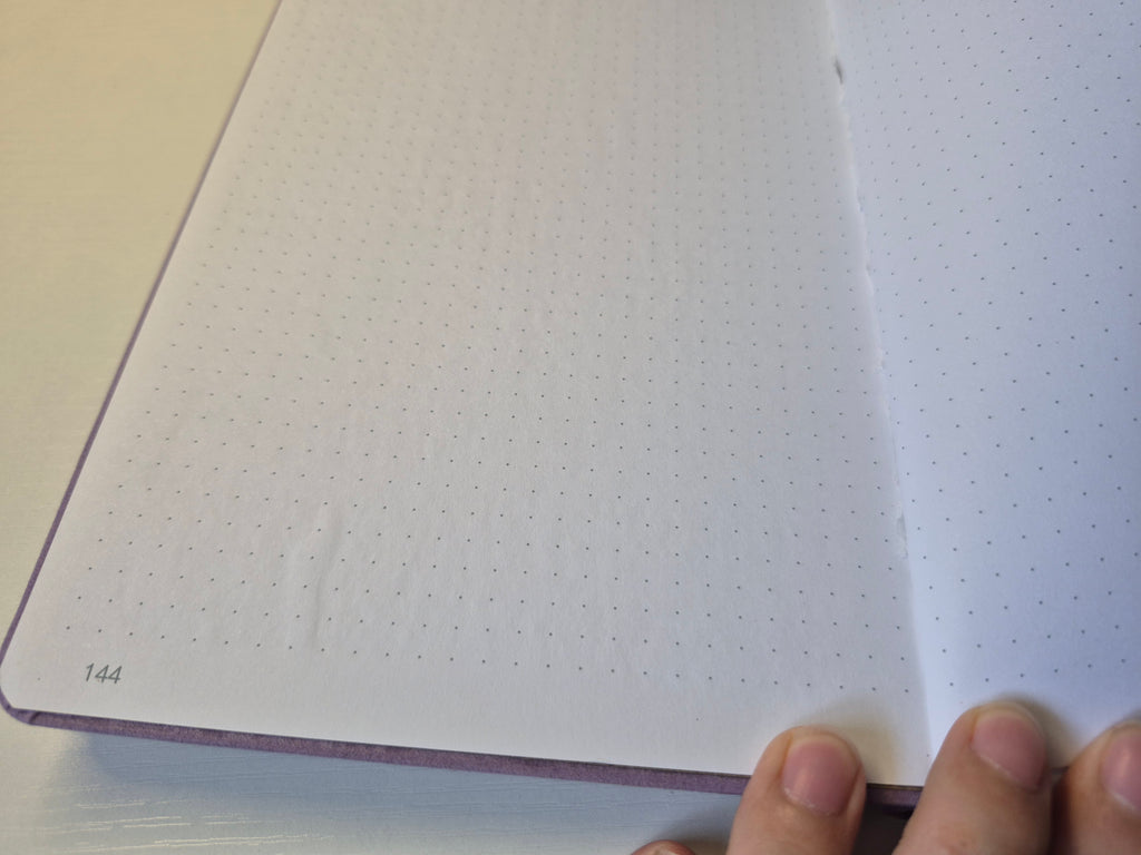 B Grade Notebook | A5 Dot Purple